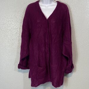 VNTG Colette Mordo for Sadimara Mohair Oversized Women's Jewel Tone Sweater